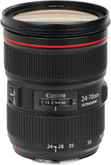 Canon EF 24-70mm f/2.8L II USM Pachet complet, putin folosit! foto