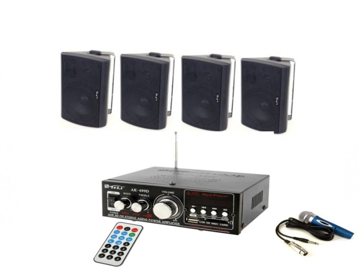 SISTEM SONORIZARE PROFESIONAL COMPUS DIN AMPLIFICATOR CU MP3+4 BOXE PE 3 CAI+MICROFON BONUS. SISTEM SONORIZARE PROFESIONAL COMPUS DIN AMPLIFICATOR CU MP3+4 BOXE PE 3 CAI+MICROFON BONUS.