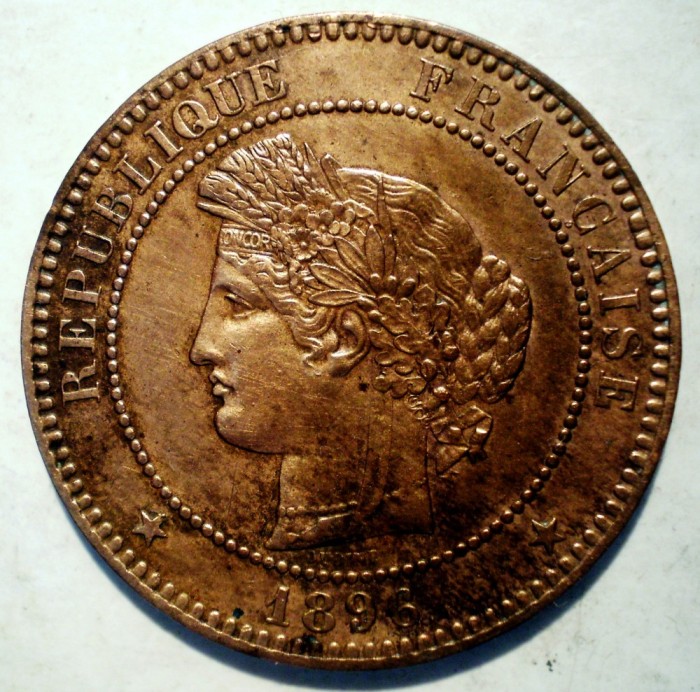 A.195 FRANTA CERES 10 CENTIMES 1896 A