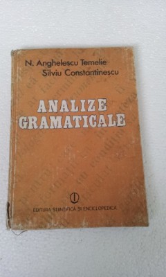 ANALIZE GRAMATICALE foto