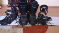 Vand placa snowboard ATOMIC Terminal 153, 154 cm, cu legatura si boots foto