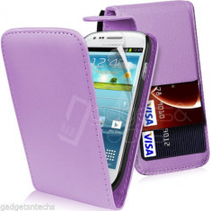 Super promotie husa flip SAMSUNG GALAXY S3 MINI I8190+folie protectie+laveta ecran +transport gratuit Posta Romana !! foto