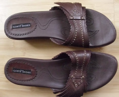 Pantofi sandale saboti Goertz Shoes original german de firma noi nr 41 foto