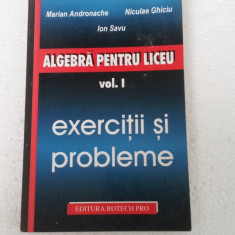 ALGEBRA PENTRU LICEU - EXERCITII SI PROBLEME