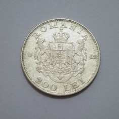 Moneda Argint 200 lei 1942 foto