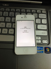 iPhone 4S alb codat pe icloud stare foarte buna foto