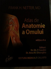 ATLAS de ANATOMIE a OMULUI, ed. a 4-a, FRANK NETTER,M.D. foto