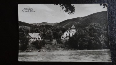 CP - Vedere - RPR - Caciulata - Pe malul Oltului - circulata 1964 foto