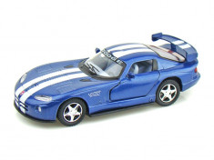 Dodge Viper GTS-R Macheta Auto Scala 1:36 Kinsmart BLEU foto