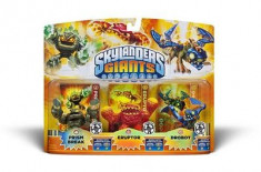 Set 3 Figurine Skylanders Giants Prism Break Eruptor Drobot foto