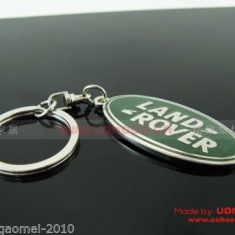 Breloc auto metalic pentru Land Rover + cutie simpla cadou