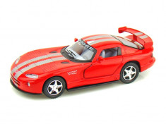 Dodge Viper GTS-R Macheta Auto Scala 1:36 Kinsmart ROSU foto