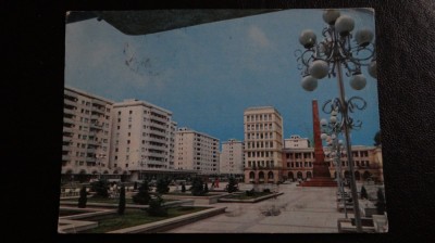 CP - Vedere - Focsani - Piata Unirii - circulata 1981 foto