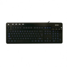 Tastatura A4Tech KD-126-1, iluminare albastra, conexiune USB foto