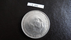 Moneda argint 100PTAS 1966 - v291 foto