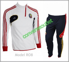 Trening ADIDAS Romania - Nationala Romaniei - Bluza si Pantaloni Conici - Modele si Culori diverse - Pret special - LIVRARE GRATUITA - foto