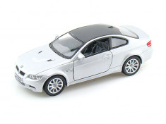 BMW M3 Coupe Macheta Auto Scala 1:36 Kinsmart ARGINTIU foto