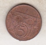 Bnk mnd Cehoslovacia 5 heller 1924 - REPLICA, Europa