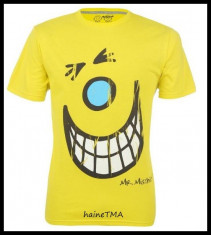 Tricou MR. Happy galben foto