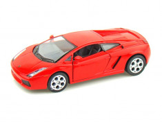 Lamborghini Gallardo Macheta Auto Scala 1:32 Kinsmart ROSU foto