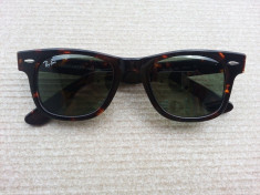 zzOchelari soare Ray Ban Wayfarer RB2140 negri, maro foto