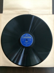 Disc gramofon anii 1920 - Debussy - Poissons d&amp;amp;oacute;r / Ravel - Ondine foto
