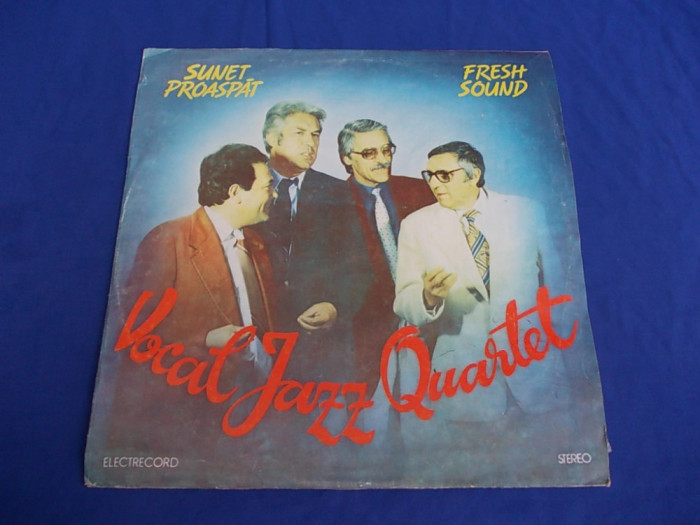 DISC VINIL* VOCAL JAZZ QUARTET - FRESH SOUND (SUNET PROASPAT) -ELECTRECORD -1990