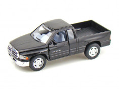 Dodge Ram Pickup Macheta Auto Scala 1:44 Kinsmart NEGRU foto