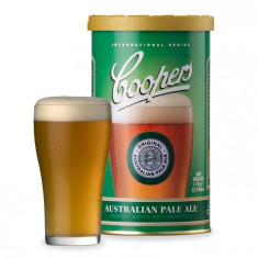 Coopers Australian Pale Ale - kit pentru bere blonda - faci 23 de litri de bere super buna! Tot ce ai nevoie sa faci bere acasa. Naturala si gustoasa foto