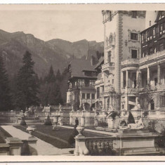 #carte postala(foto)-SINAIA -Castelul Peles-Terasele