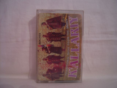 Vand caseta audio KALLARIY,muzica traditionala din Bolivia,originala. foto