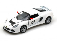 Lotus Exige S 2012 Macheta Auto Scala 1:32 Kinsmart ALB foto