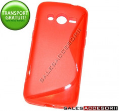 HUSA S-LINE ROSIE GEL - SILICON SAMSUNG GALAXY CORE 4G G386F - TRANSPORT GRATUIT foto