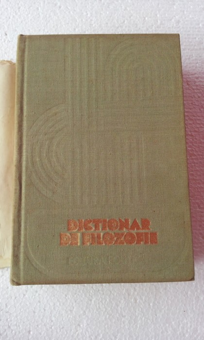 DICTIONAR DE FILOZOFIE