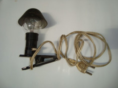 LAMPA DE CARTE ,,CU PALARIE&amp;#039;&amp;#039;-VINTAGE foto