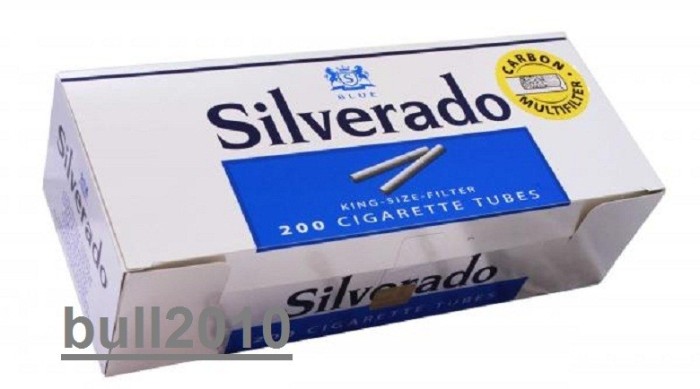 Tuburi SILVERADO CU CARBON ACTIV 200 tuburi injectat tutun/tabac, filtre tigari foto mare Tuburi SILVERADO CU CARBON ACTIV 200 tuburi injectat tutun/tabac, filtre tigari foto mare
