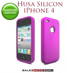 HUSA IPHONE 4S SILICON SWIRL MOV - TRANSPORT GRATUIT POSTA RO! foto