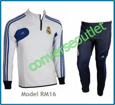 Trening ADIDAS REAL MADRID - Bluza ADIDAS si Pantaloni Conici ADIDAS - Modele si Culori diverse - Pret special - Calitate Garantata - LIVRARE GRATUITA foto