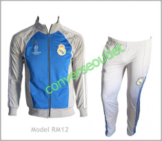 Trening ADIDAS REAL MADRID - Bluza ADIDAS si Pantaloni Conici ADIDAS - Modele si Culori diverse - Pret special - Calitate Garantata - LIVRARE GRATUITA foto