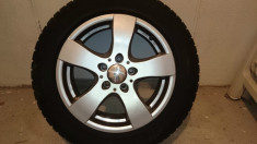 Jante aliaj Audi VW Skoda Seat Mercedes 5x112 pe 16&amp;#039;&amp;#039; cu anvelope foto