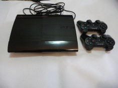 PLAYSTATION 3 PS3 SLIM 500GB 2 JOYSTICK URI 6 JOCURI FULL BOX NEMODAT FOTOGRAFII REALE LIVRARE GRATUITA foto