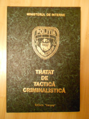 CONSTANTIN AIONITOAIE--TRATAT DE TACTICA CRIMINALISTICA foto