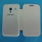 Husa Samsung Galaxy Ace Plus S7500 Flip Cover Alb !!! Folie protectie display CADOU !!!