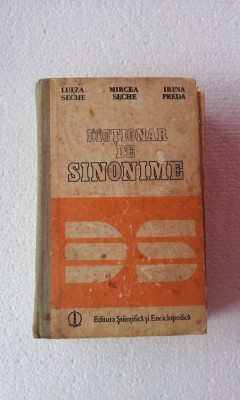 DICTIONAR DE SINONIME foto