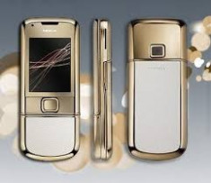 Nokia 8800 Gold arte nou,original 1an garantie telefon si incarcatorPRET:800euro foto