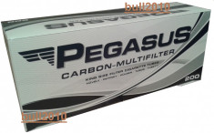 Tuburi PEGASUS CU CARBON ACTIV 200 tuburi, filtre / cutie, pentru injectat tutun, tigari foto