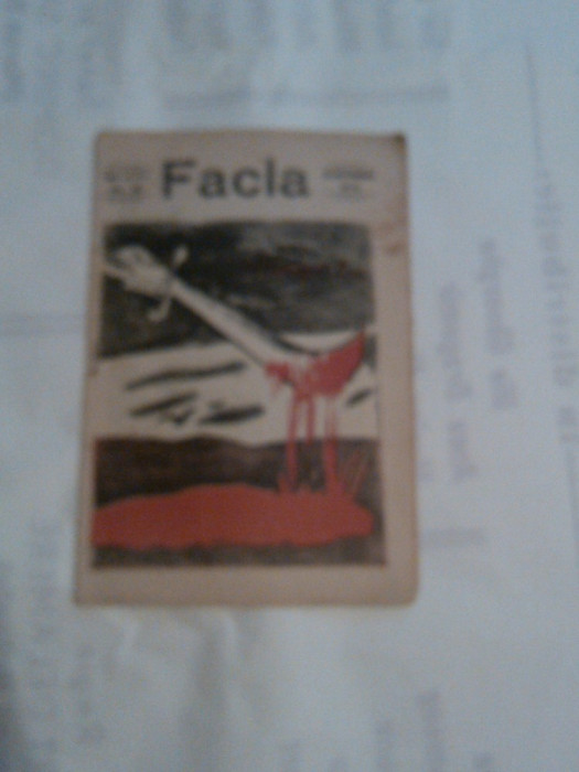 REVISTA FACLA 1912 ~ 22 septembrie , Nr.38 \ 1912