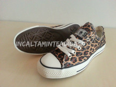 Tenesi CONVERSE ALL STAR 2014 LEOPARD ANIMAL PRINT ACLASiC 36-39 HiGH TOP BASCHETi iNALTi Tip GHETE foto