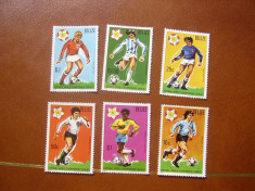 Belize 1981 sport fotbal MI 614-619 MNH cota Michel = 35 eu foto