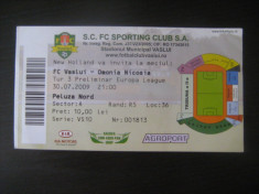 FC Vaslui - Omonia Nicosia (30 iulie 2009) foto